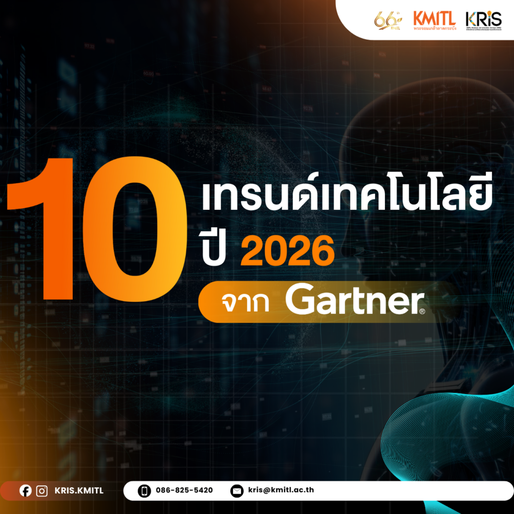 Gartner ชี้เป้า! Top 10 Strategic Technology Trends ที่ต้องจับตามองในปี 2026 🚀